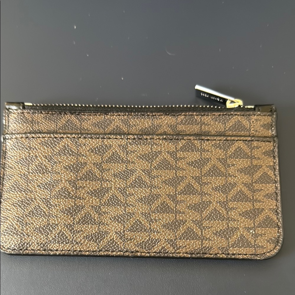 Michael Kors Black and Brown Card Holder